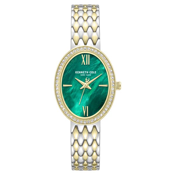 Kenneth Cole Quartz White Dial Two Toned Stainless Steel Strap Watch For Women - image number 0