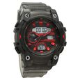 Fastrack StreetStyle Quartz Analog Digital Black Dial Black Polyether Strap Watch For Guys - image number 1