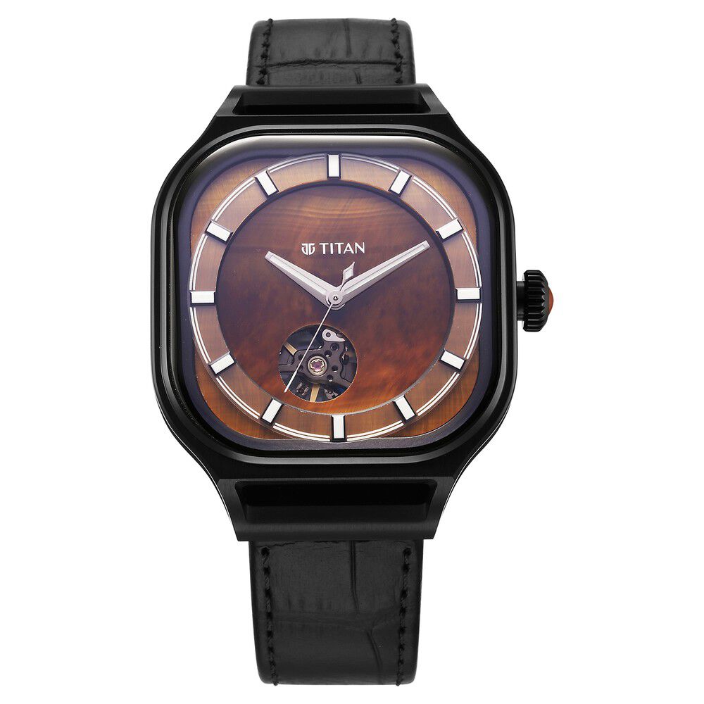 Buy Online Titan Caelum Tiger Eye Automatic Stellar Edition 10008nl02 Titan