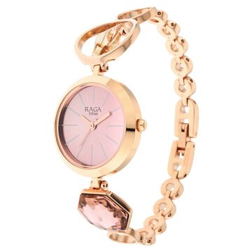 Raga Women's Grace Watch: Mother of Pearl Dial & Ornate Bracelet