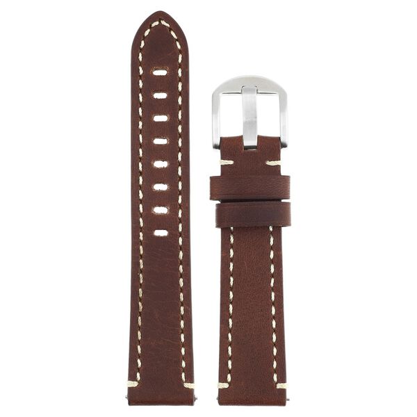 20 mm Brown Genuine Leather Straps for Men - image number 0