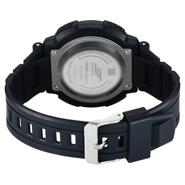 SF Digitals Digital Dial Black Strap Watch For Men
