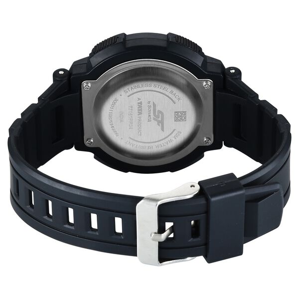 SF Digitals Digital Dial Black Strap Watch For Men - image number 3