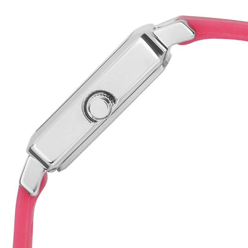 Sonata Splash Pink Dial Women Watch With Silicone Strap - image number 3