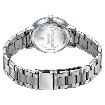 Sonata Poze Quartz Analog Blue Dial Stainless Steel Strap Watch For Women