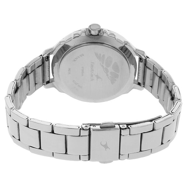 Fastrack Quartz Analog Silver Dial Stainless Steel Strap Watch for Girls - image number 3