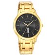 Titan Karishma Quartz Analog with Day and Date Black Dial Golden Stainless Steel Strap Watch For Men - image number 0