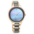 Titan Purple Ceramics MOP Dial Analog Steel and Ceramic Strap Watch for Women