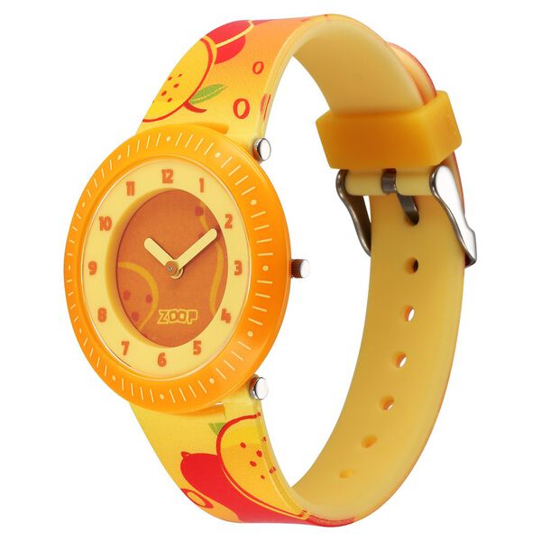 Zoop Analog Watch with Yellow Dial & Yellow Strap for Girls Kids, from House of Titan - image number 4