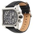 Police Quartz Multifunction Silver Dial Leather Strap Watch for Men - image number 2