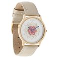 Titan Nebula Lotus Quartz Analog 18 Karat Solid Gold Watch for Women - image number 1