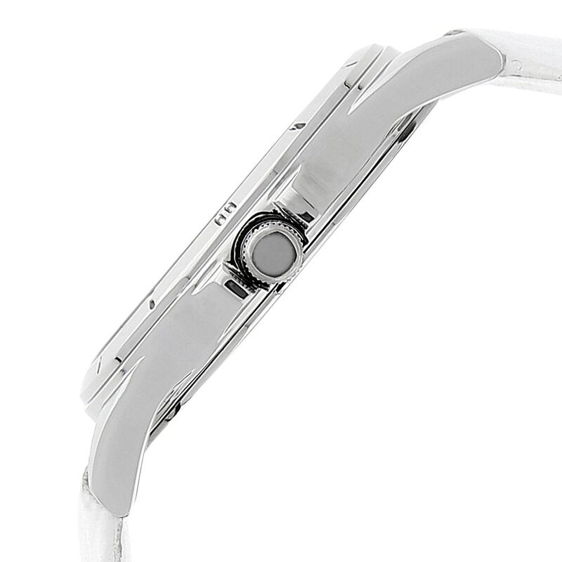 Titan Quartz Analog with Date Silver Dial Leather Strap Watch for Women - image number 2