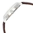Titan Sapphire Multifunction Quartz Analog with Day and Date White Dial Leather Strap Watch for Men - image number 3