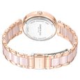 Kenneth Cole Quartz Analog Pink Dial Pink Stainless Steel & Ceramic Strap Watch For Women - image number 4