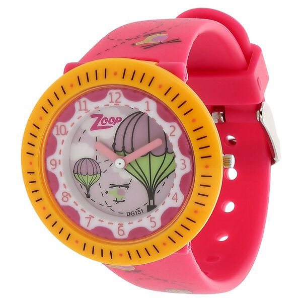 Zoop By Titan Quartz Analog Green Dial PU Strap Watch for Kids - image number 1