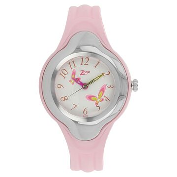 Zoop By Titan Quartz Analog Pink Dial Plastic Strap Watch for Kids