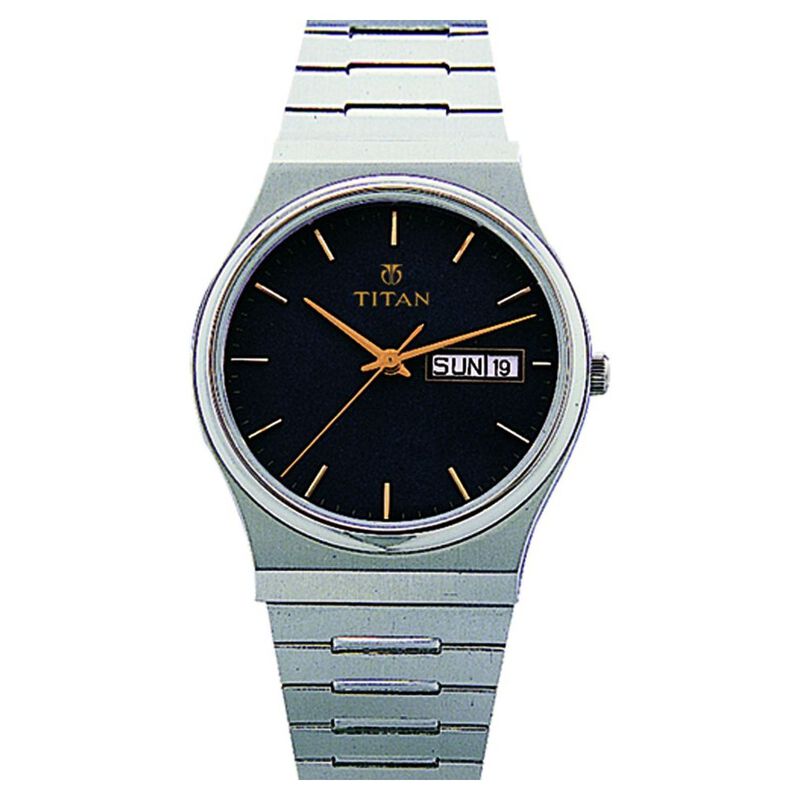 Titan Quartz Analog with Day and Date Black Dial Watch for Men - image number 0