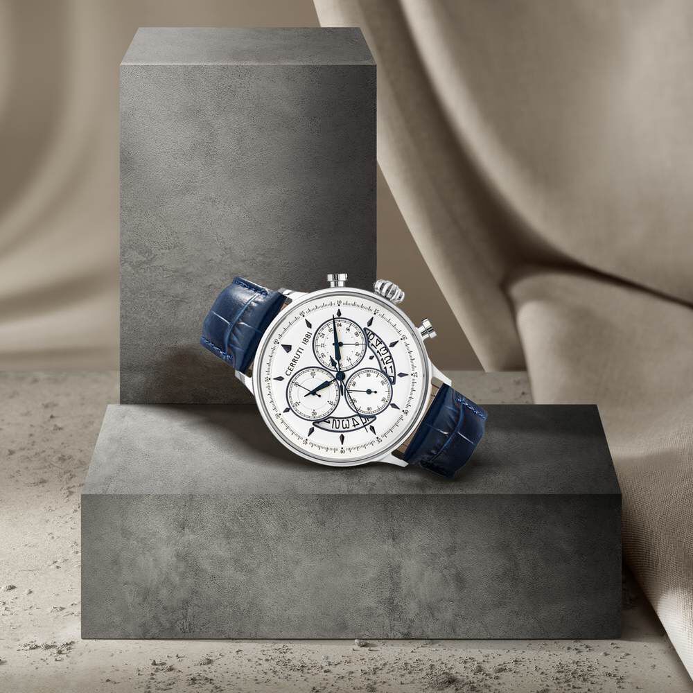 Cerruti 1881 leather watch hot sale