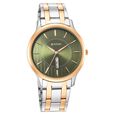 Titan Karishma Quartz Analog Black Dial Two Toned Stainless Steel Strap Watch For Men