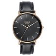Sonata Poze Quartz Analog Black Round Dial Black Leather Strap Watch For Men - image number 1