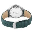 Titan Classique Four Eye Multifunction Analog with Green Dial Green Leather Strap Watch for Men - image number 4