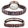 Titan Raga Contempore Quartz Analog Brown Dial Metal Strap Watch For Women - image number 4
