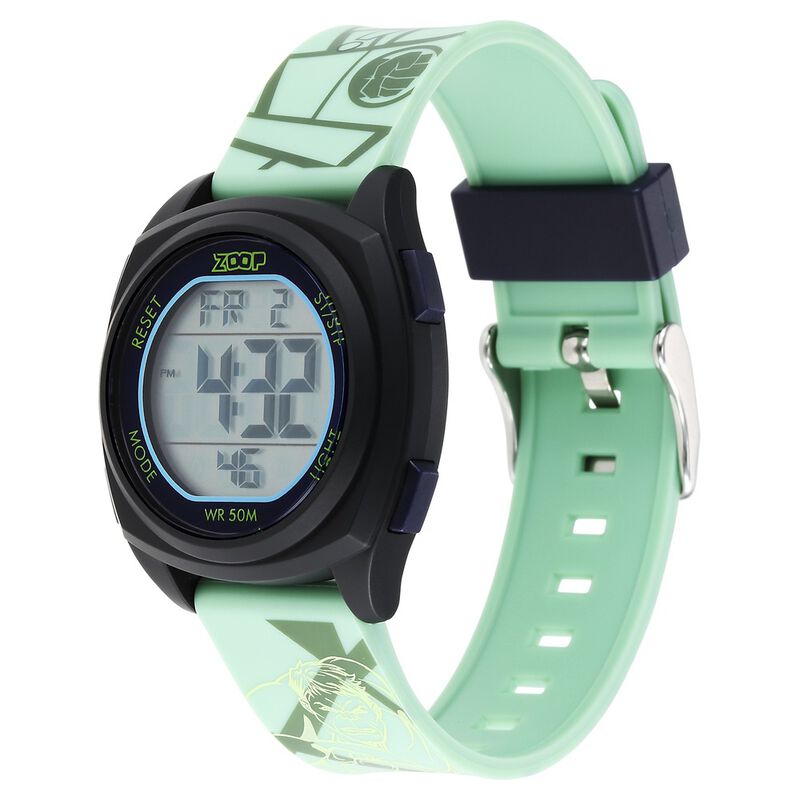 Zoop Marvel Digital Dial Polyurethane Strap with Hulk Character Watch for Kids - image number 3