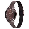 Vyb Classiqu� By Fastrack Quartz Analog Brown Dial Brown Stainless Steel Strap Watch For Girls - image number 4