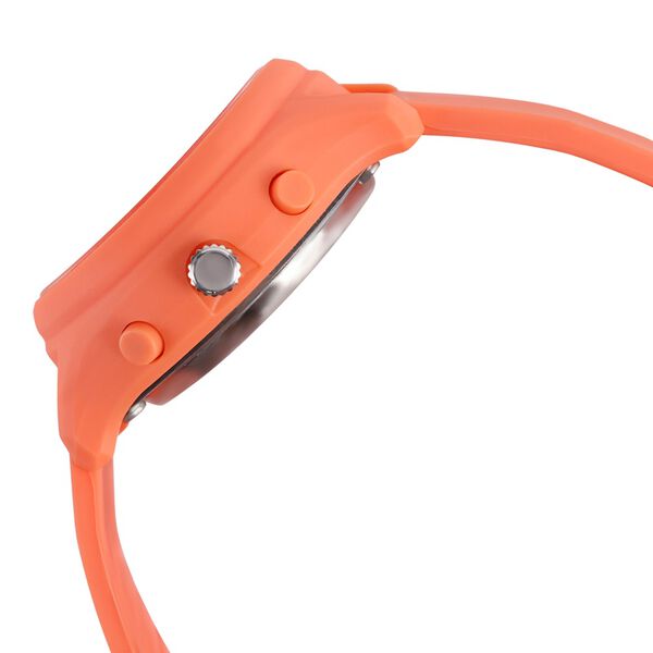 Zoop Ana-Digi Watch with Silver Dial & Orange Strap for Girls Kids, from House of Titan - image number 4