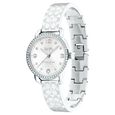 Coach Quartz Analog Silver Dial Leather Strap Watch for Women - image number 1