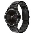 Tommy Hilfiger Quartz Analog Black Stainless Steel Strap for Women - image number 1