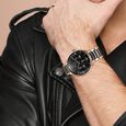 Titan Ceramic Fusion Quartz Multifunction Black Dial Rose Gold Dual-Toned Stainless Steel Bracelet Watch for Men - image number 9