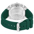 Police Multifunction Green Dial Green Color Silicone Strap Watch For Men - image number 5