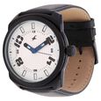 Fastrack Quartz Analog White Dial Leather Strap Watch for Guys - image number 1