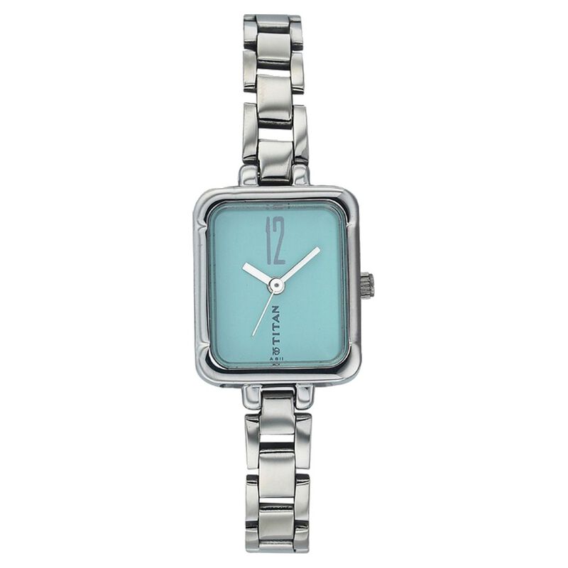 Titan Quartz Analog Blue Dial Watch for Women