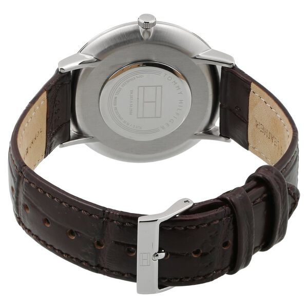Tommy Hilfiger Quartz Analog Beige Dial Leather Strap Watch for Men - image number 3