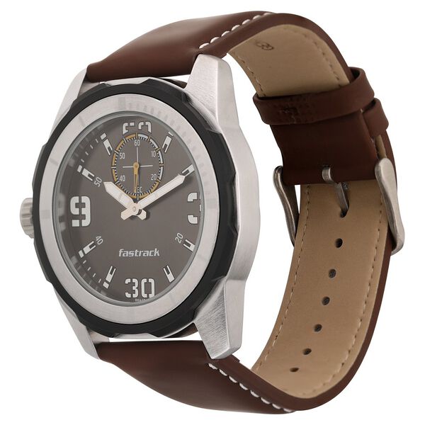 Fastrack Grey Dial Quartz Analog Watch for Guys - image number 2