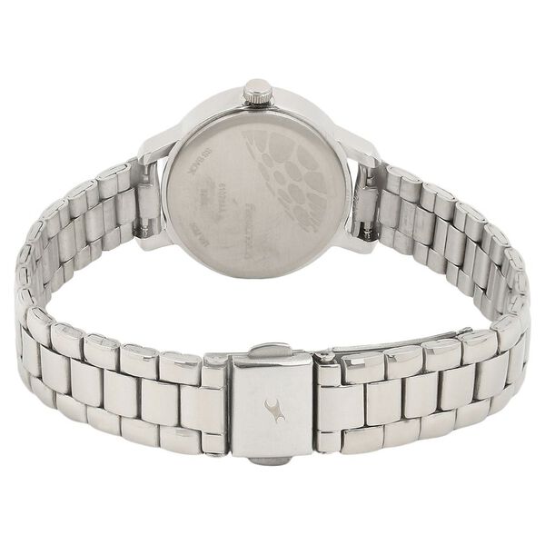 Fastrack Quartz Analog Silver Dial Stainless Steel Strap Watch for Girls - image number 2