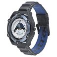 Fastrack Space Rover Quartz Analog Moonphase White Dial Leather Strap Watch for Guys - image number 2