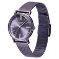 Poze by Sonata Quartz Analog Purple Dial Stainless Steel Strap Watch for Women - image number 2