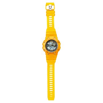 Zoop Mystic Digi Digital Watch For Boys With Transparent Orange Finish From House Of Titan