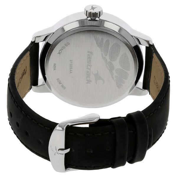 Fastrack Quartz Analog Red Dial Leather Strap Watch for Guys - image number 3
