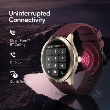 Fastrack Jupiter R2 Smartwatch comes with 3.50 cm Ultra VU TFT Display with 240*240 Pixel Resolution, AI Voice Assistant