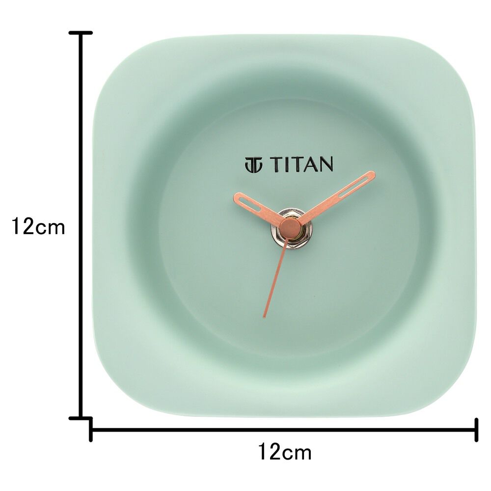 Buy Online Titan Contemporary Blue Table Clock nst0001ra02 Titan