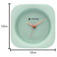 Titan Contemporary Blue Table Clock - image number 3