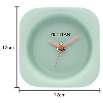 Titan Contemporary Blue Table Clock