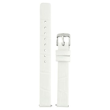 10 mm White Genuine Leather Strap for Women