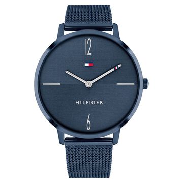 Tommy Hilfiger Quartz Analog Blue Dial Stainless Steel Strap Watch for Women