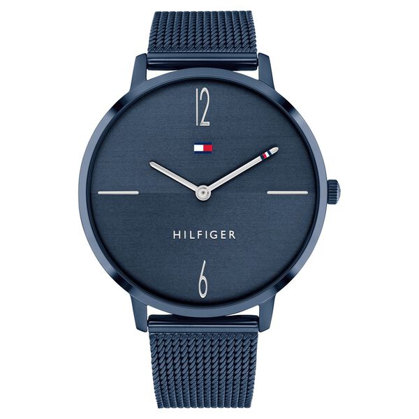 Tommy Hilfiger Quartz Analog Blue Dial Stainless Steel Strap Watch for Women - image number 0