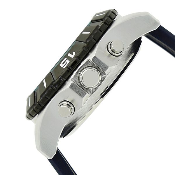 Fastrack Quartz Analog Digital Grey Dial Silicone Strap Watch for Guys - image number 2